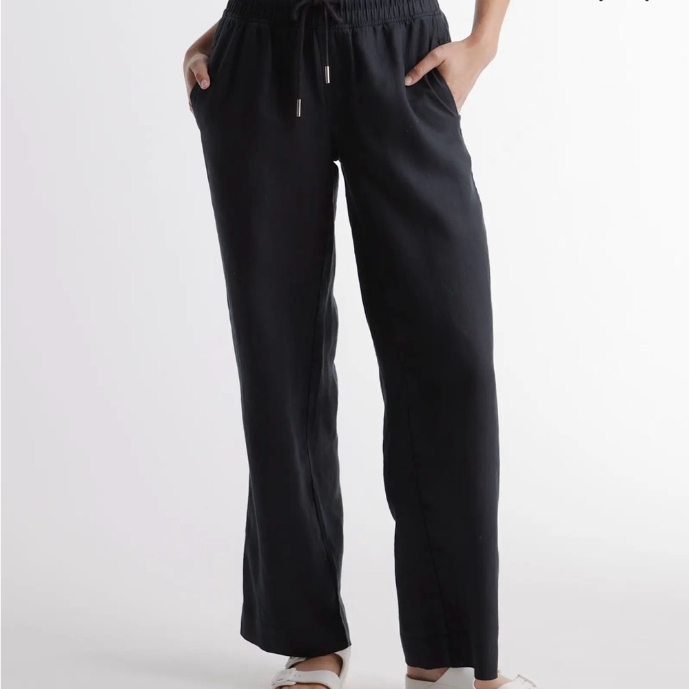 Quince Linen Wide Leg Pant size Large